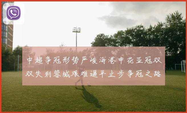 中超争冠形势严峻海港申花亚冠双双失利蓉城艰难逼平止步争冠之路